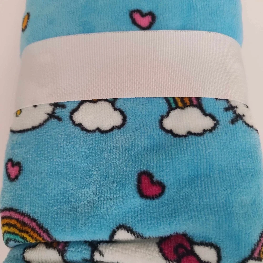 Sanrio Hello Kitty pattern set of 2 hand towels 100% Cotton NWT